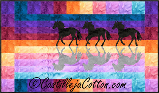 Horses at Sunset Quilt Pattern CJC-50004 - Paper Pattern