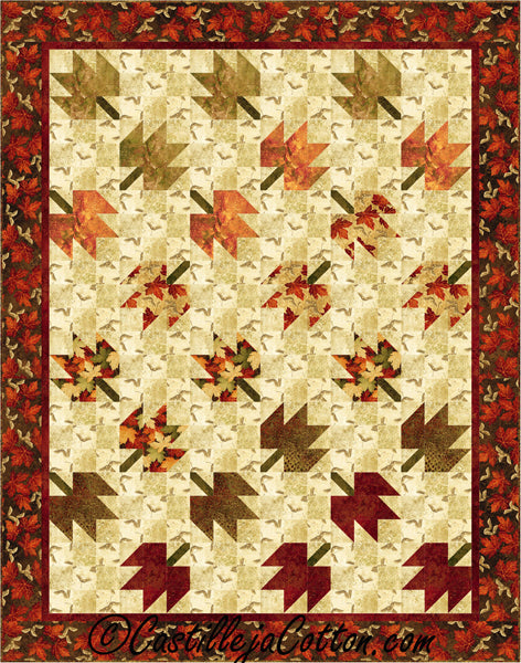 Tumbling Leaves Quilt CJC-50163e - Downloadable Pattern