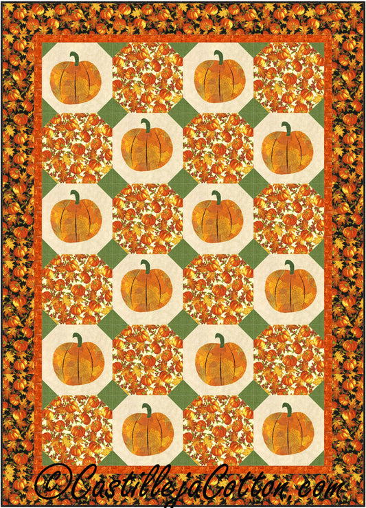 Field of Pumpkins Quilt CJC-5029e - Downloadable Pattern