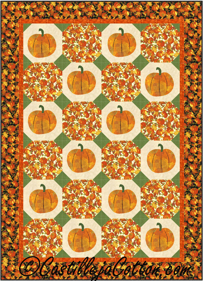 Field of Pumpkins Quilt Pattern CJC-5029 - Paper Pattern