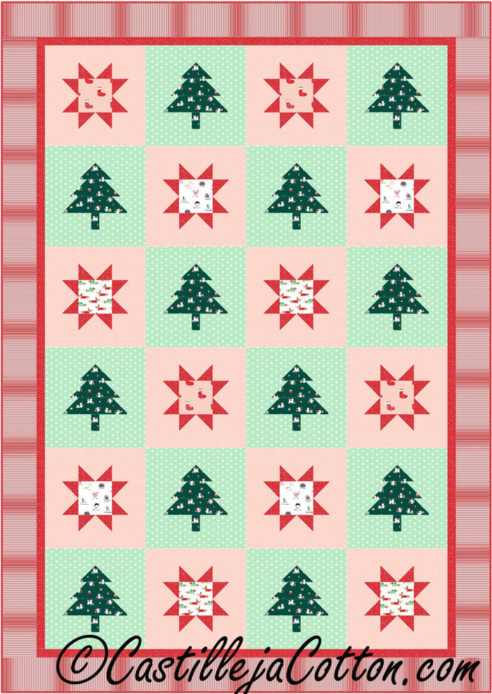 Stars and Trees Two Quilt CJC-5055e - Downloadable Pattern