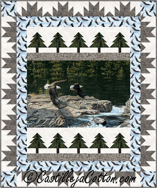 Spirit Eagles Quilt Pattern CJC-50682 - Paper Pattern