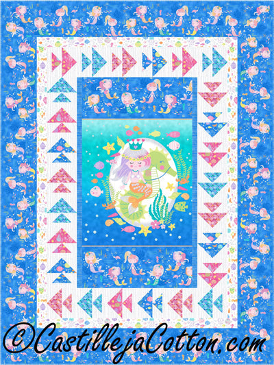 Mermaids and Fishes Quilt Pattern CJC-50691 - Paper Pattern