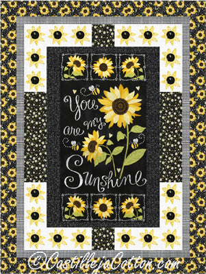 Sunshine Sunflowers Quilt CJC-5074e - Downloadable Pattern