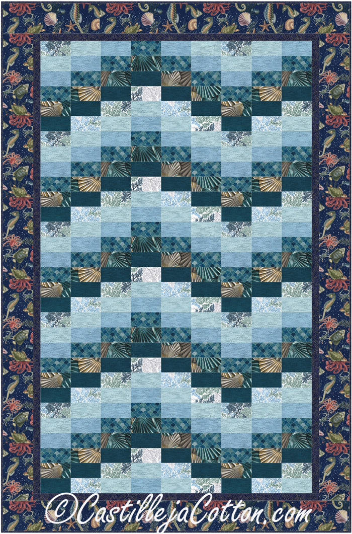 Ocean Beach Quilt CJC-5082e - Downloadable Pattern