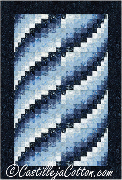 Lapping Waves Quilt Pattern CJC-50874 - Paper Pattern