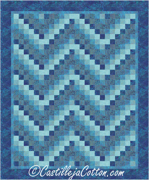 Twisting Blocks Quilt Pattern CJC-50941 - Paper Pattern