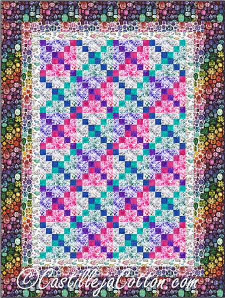 Diamond Paths Quilt Pattern CJC-5110 - Paper Pattern