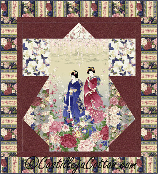 Panel Kimono Quilt CJC-51341e - Downloadable Pattern