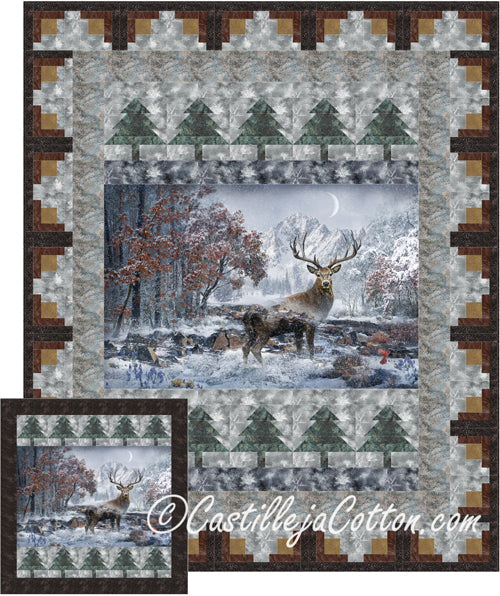 Mountain Stag Quilt Pattern CJC-5137 - Paper Pattern