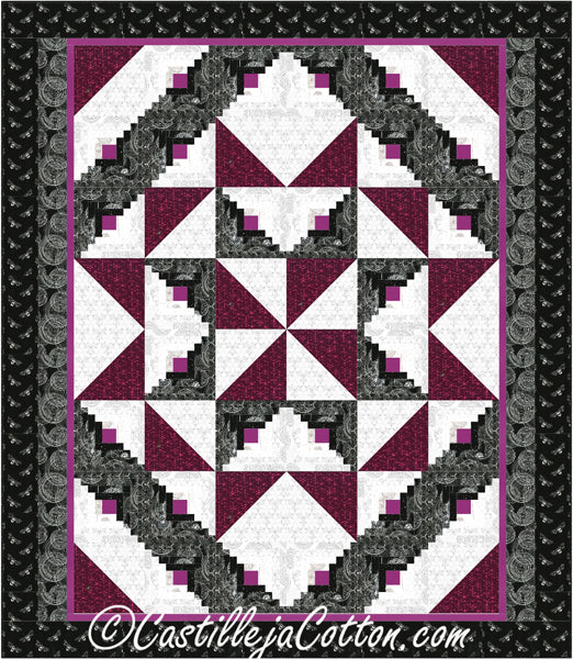 Double Star Pinwheel Quilt Pattern CJC-51591 - Paper Pattern