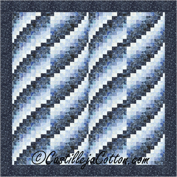 Flowing Waves Quilt Pattern CJC-51641 - Paper Pattern