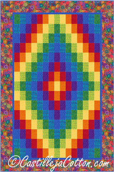 Twin Bed Trip Quilt CJC-51671e - Downloadable Pattern