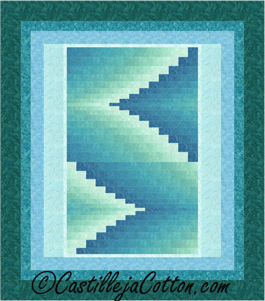 Double Darts Queen Quilt Pattern CJC-51731 - Paper Pattern