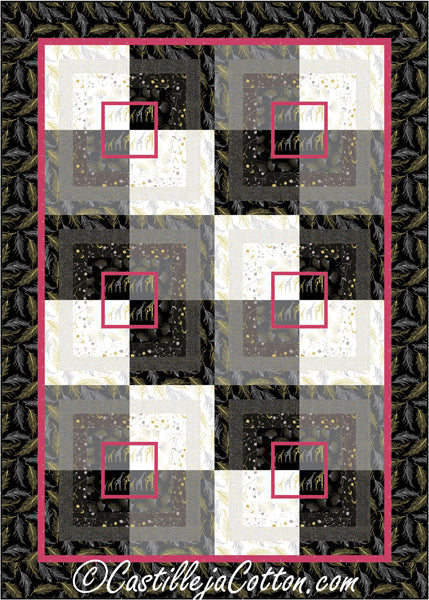 Emerging Squares Quilt Pattern CJC-51771 - Paper Pattern