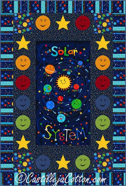 Solar Power Lap Quilt Pattern CJC-51882 - Paper Pattern