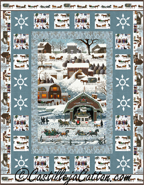 Snowflake Village Quilt CJC-51981e - Downloadable Pattern