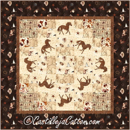 Wild Horses Wall Quilt CJC-52023e - Downloadable Pattern