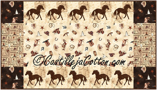 Wild Horses Runner Pattern CJC-52034 - Paper Pattern