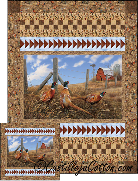 Pheasant Run Quilt CJC-52100e - Downloadable Pattern