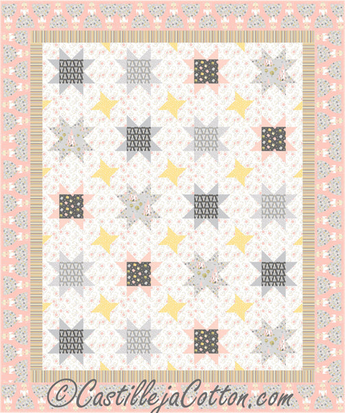 Twinkling Stars Quilt CJC-52131e - Downloadable Pattern