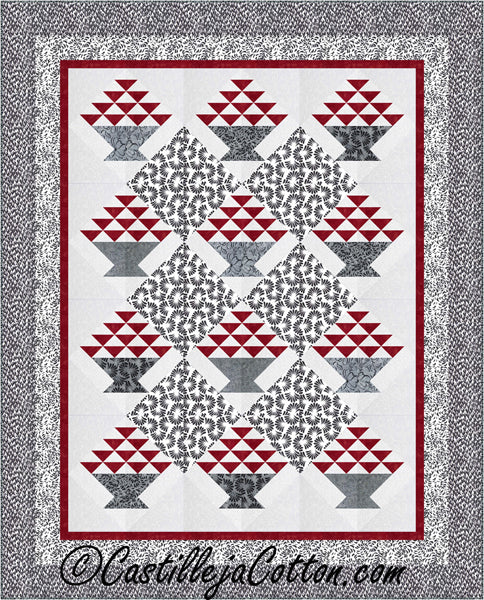 Batik Baskets Quilt Pattern CJC-52141 - Paper Pattern