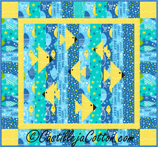 Fish Tank Quilt Pattern CJC-52171 - Paper Pattern