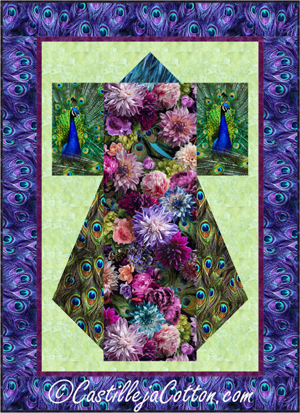 Floral Kimono Quilt CJC-52191e - Downloadable Pattern