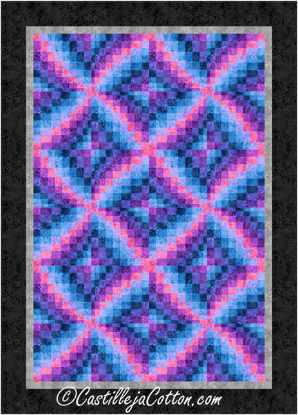 Bargello Windmills Quilt CJC-52223e - Downloadable Pattern