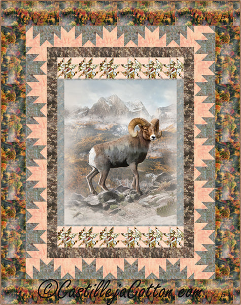 Mountain Sheep Quilt Pattern CJC-52231 - Paper Pattern