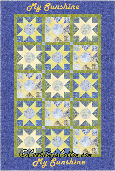 Sunshine Stars Quilt Pattern CJC-52271 - Paper Pattern