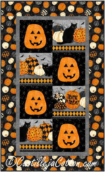 Pumpkin Boo Quilt Pattern CJC-52472 - Paper Pattern