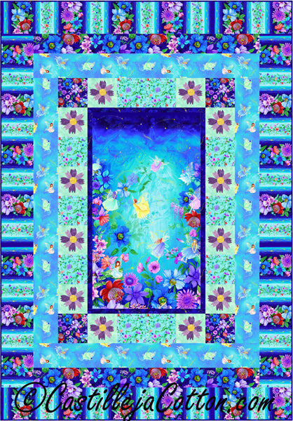 Fairies and Flowers Quilt CJC-52551e - Downloadable Pattern