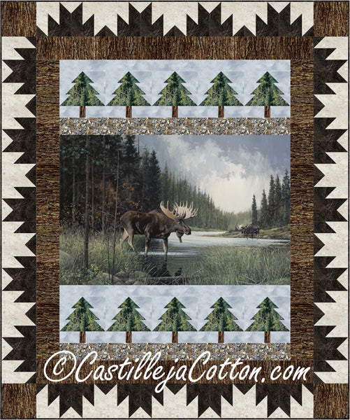 Moose Mountains Quilt Pattern CJC-52601 - Paper Pattern