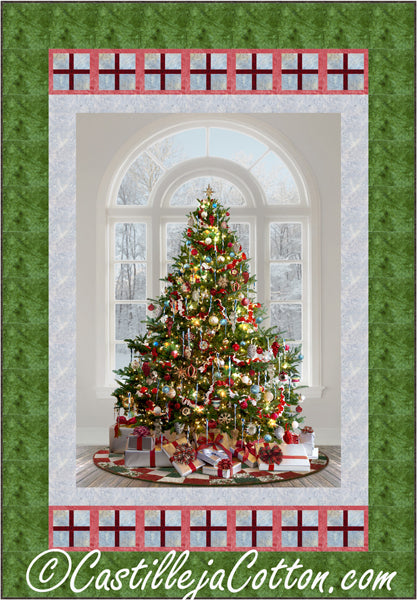 Christmas Tree and Presents Quilt CJC-52621e - Downloadable Pattern