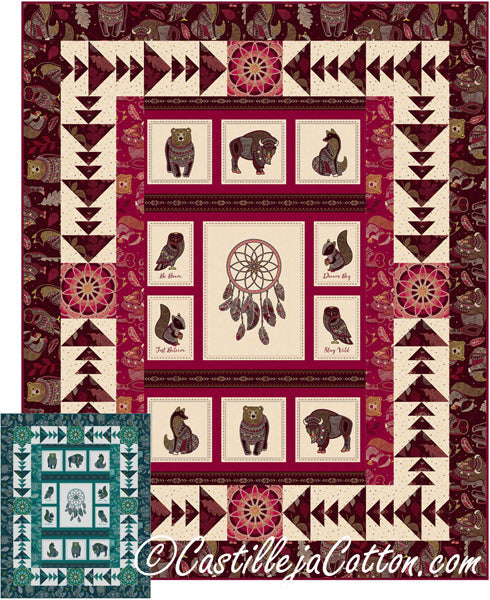 Spirit Animals Quilt CJC-52690e - Downloadable Pattern