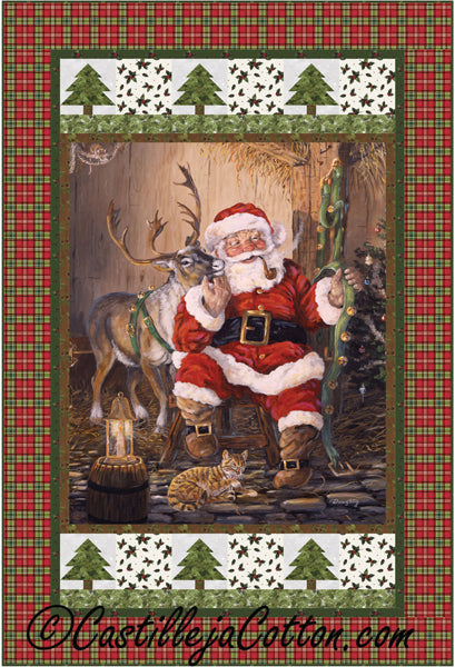 Santa Time to Go Quilt CJC-52751e - Downloadable Pattern