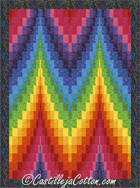 Double Peaks Quilt Pattern CJC-52801 - Paper Pattern