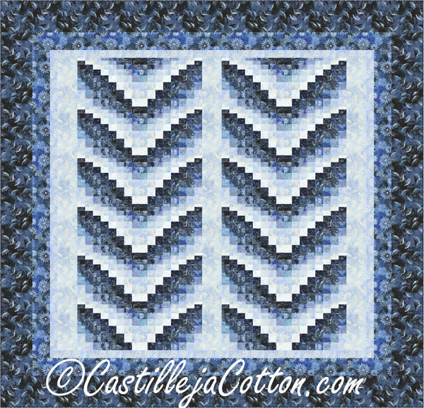 King Whale Tails Quilt Pattern CJC-52841 - Paper Pattern