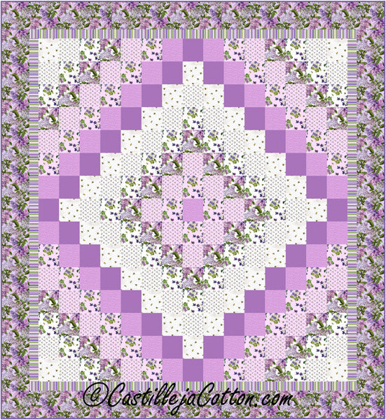 Queen Bed Trip Quilt Pattern CJC-52962 - Paper Pattern