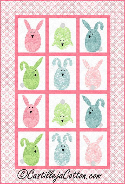 Playful Bunnies Quilt Pattern CJC-53071 - Paper Pattern