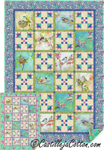 Feathered Friends Quilt Pattern CJC-53092 - Paper Pattern