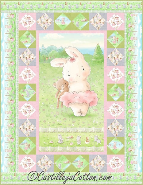 Friendship Bunnies Quilt Pattern CJC-53131 - Paper Pattern