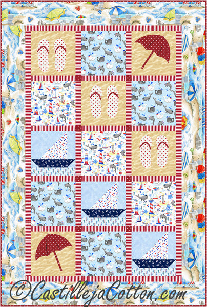 Summer at the Beach Quilt CJC-53171e - Downloadable Pattern