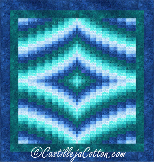 Echoing Diamonds King Quilt CJC-53241e - Downloadable Pattern