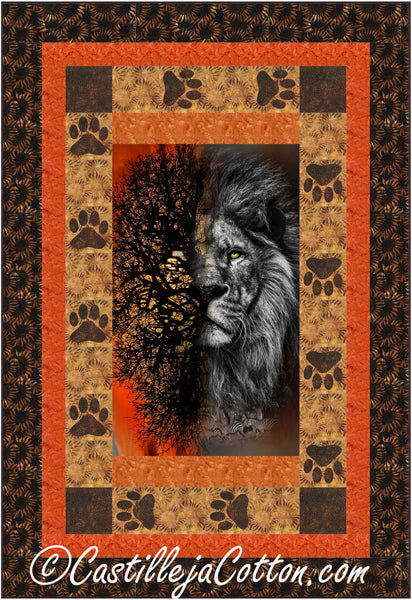 Ghost Lion Quilt Pattern CJC-53361 - Paper Pattern