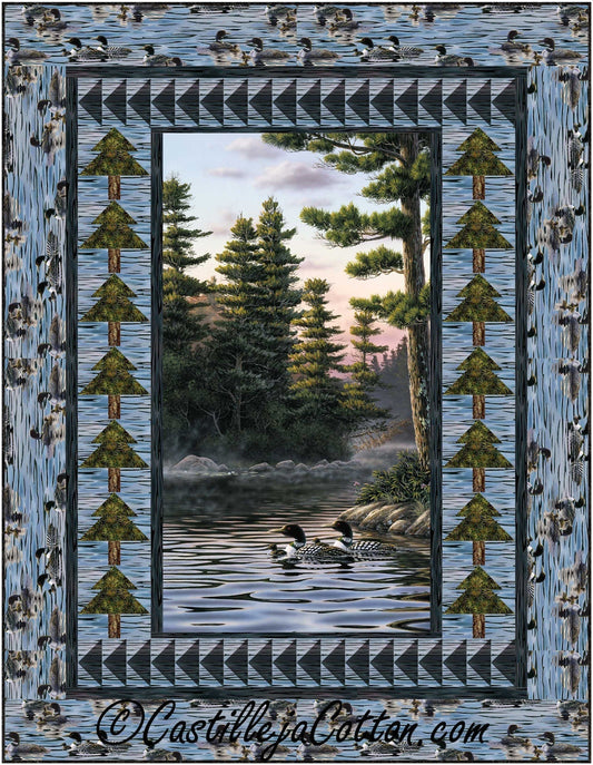 Tranquil Loons Quilt Pattern CJC-53501 - Paper Pattern