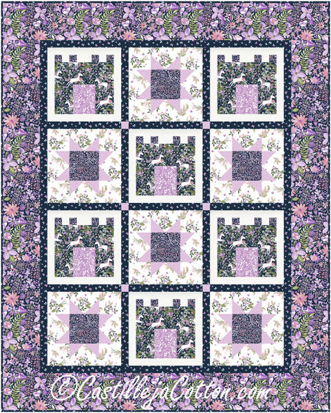 Castles and Stars Child Quilt CJC-53549e - Downloadable Pattern