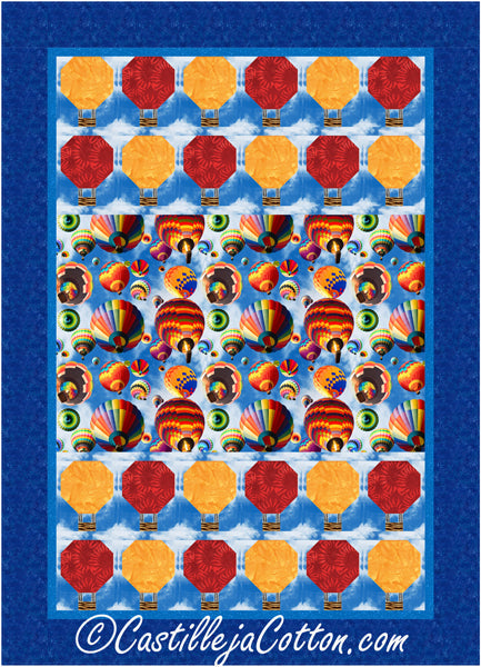 Air Balloons Quilt CJC-53702e - Downloadable Pattern