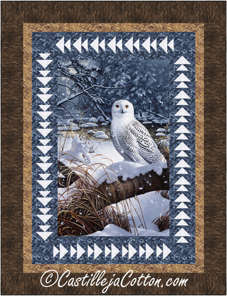 Snowy Owl Quilt Pattern CJC-53851 - Paper Pattern